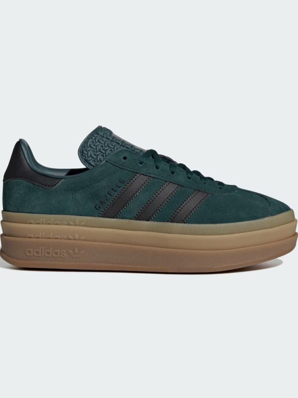 Adidas Originals Women's Aurora Ivy/ Black /Gum Gazelle Bold shoes JQ3583